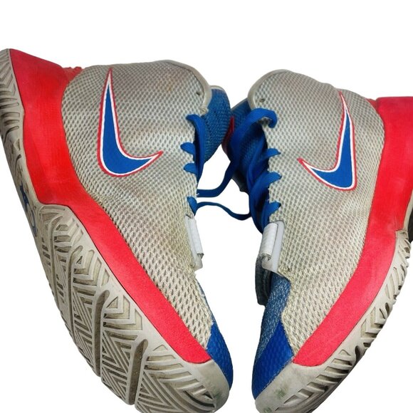 Nike KD Trey 5 III Kevin Durant Shoes Gray Red Blue 749377-046 Men’s Hi-Top - Picture 3 of 13